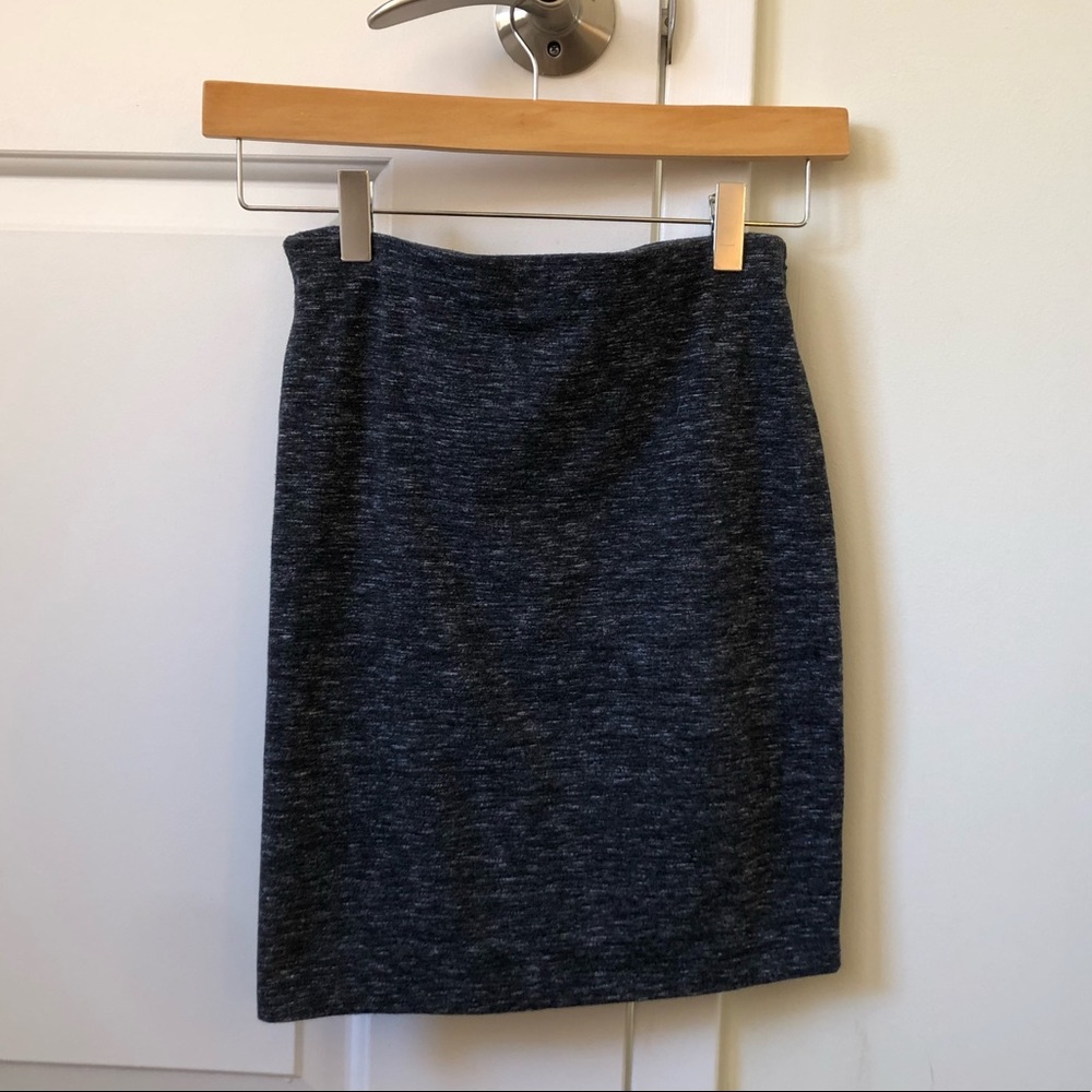 Express Space Dyed Knotted Front Mini Skirt - Picture 2 of 3